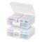 IRIS USA 4” x 6” Photo Storage Box with 16 Keeper Cases